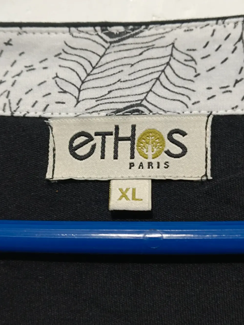Vestido negro Ethos Paris organic cotton talla XL, foto 3