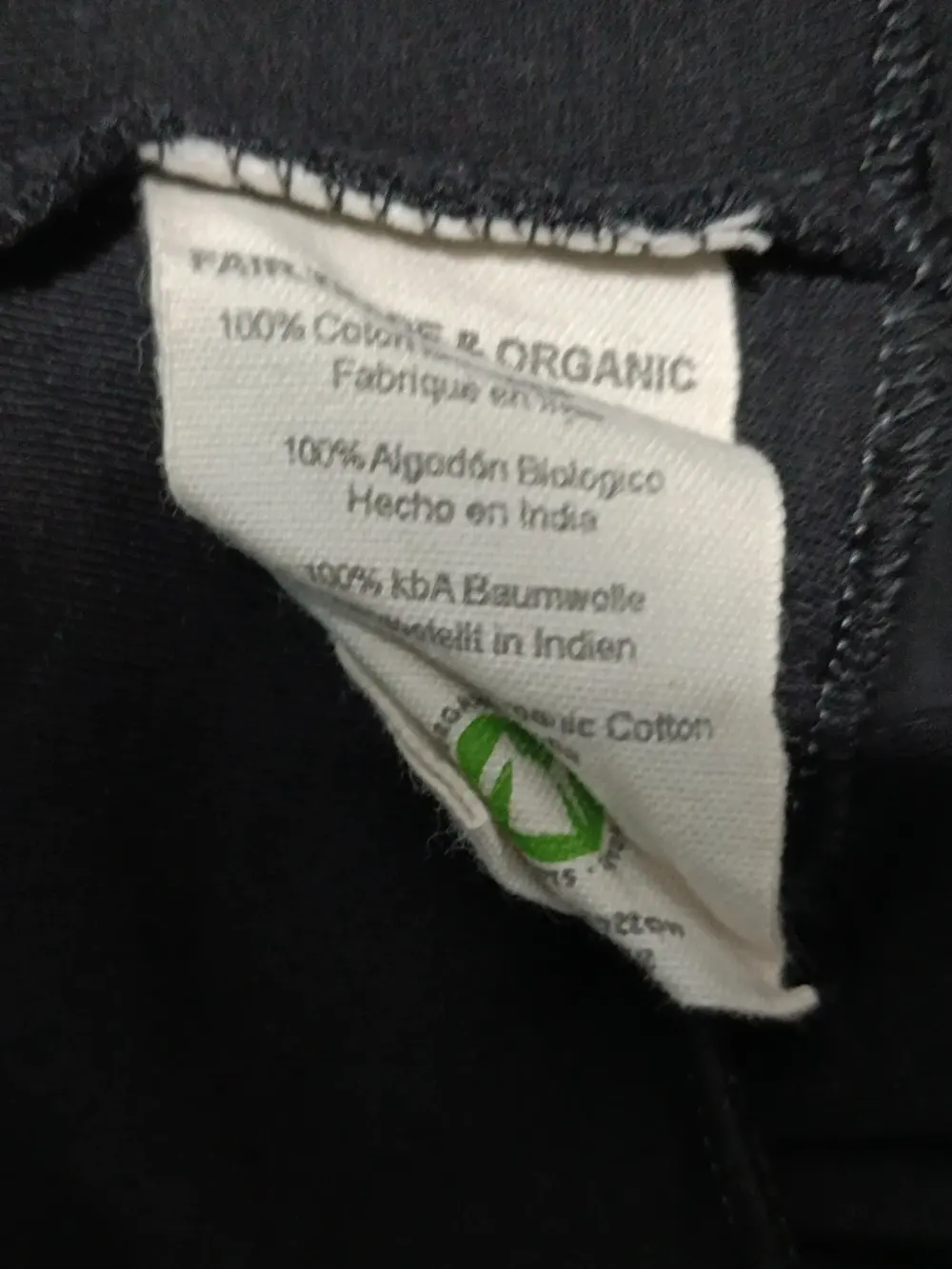 Vestido negro Ethos Paris organic cotton talla XL, foto 4