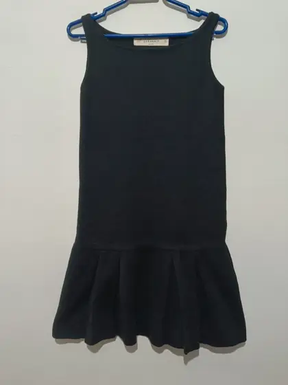 Vestido negro informal Zara knit talla S