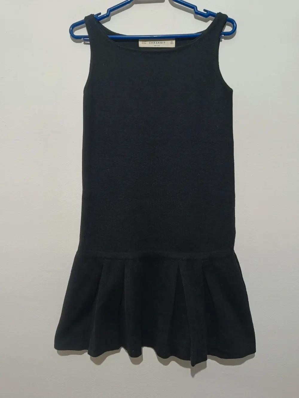 Vestido negro informal Zara knit talla S