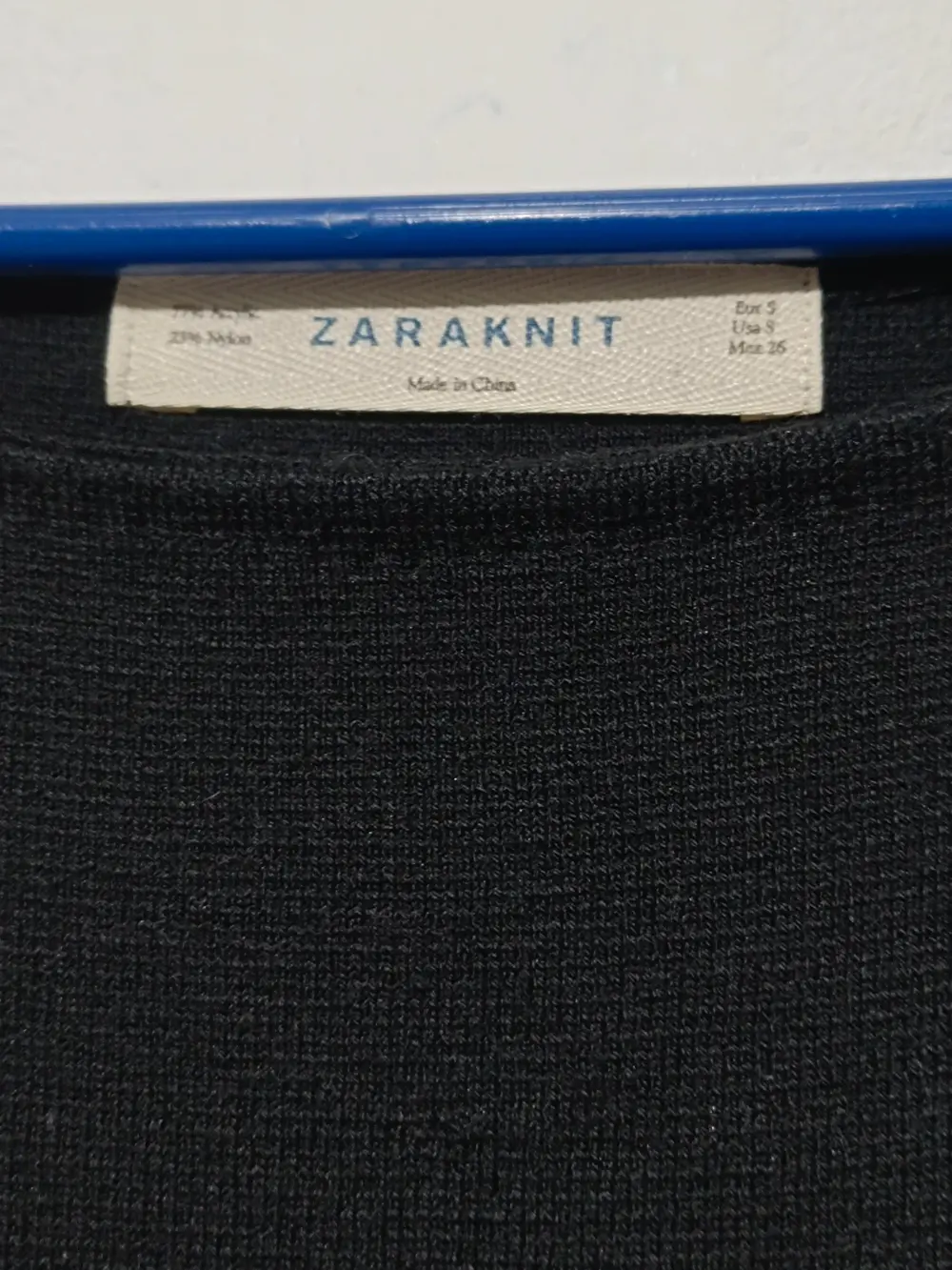 Vestido negro informal Zara knit talla S, foto 2