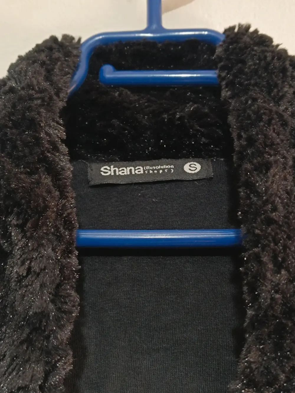Chaleco negro pelo Shana talla S, foto 2