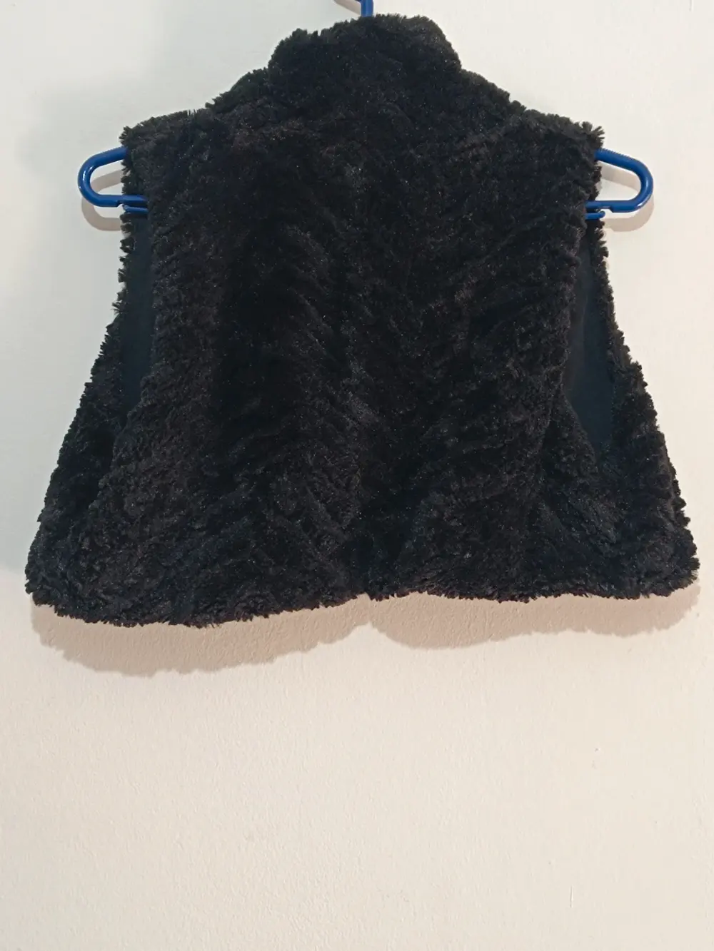 Chaleco negro pelo Shana talla S, foto 3