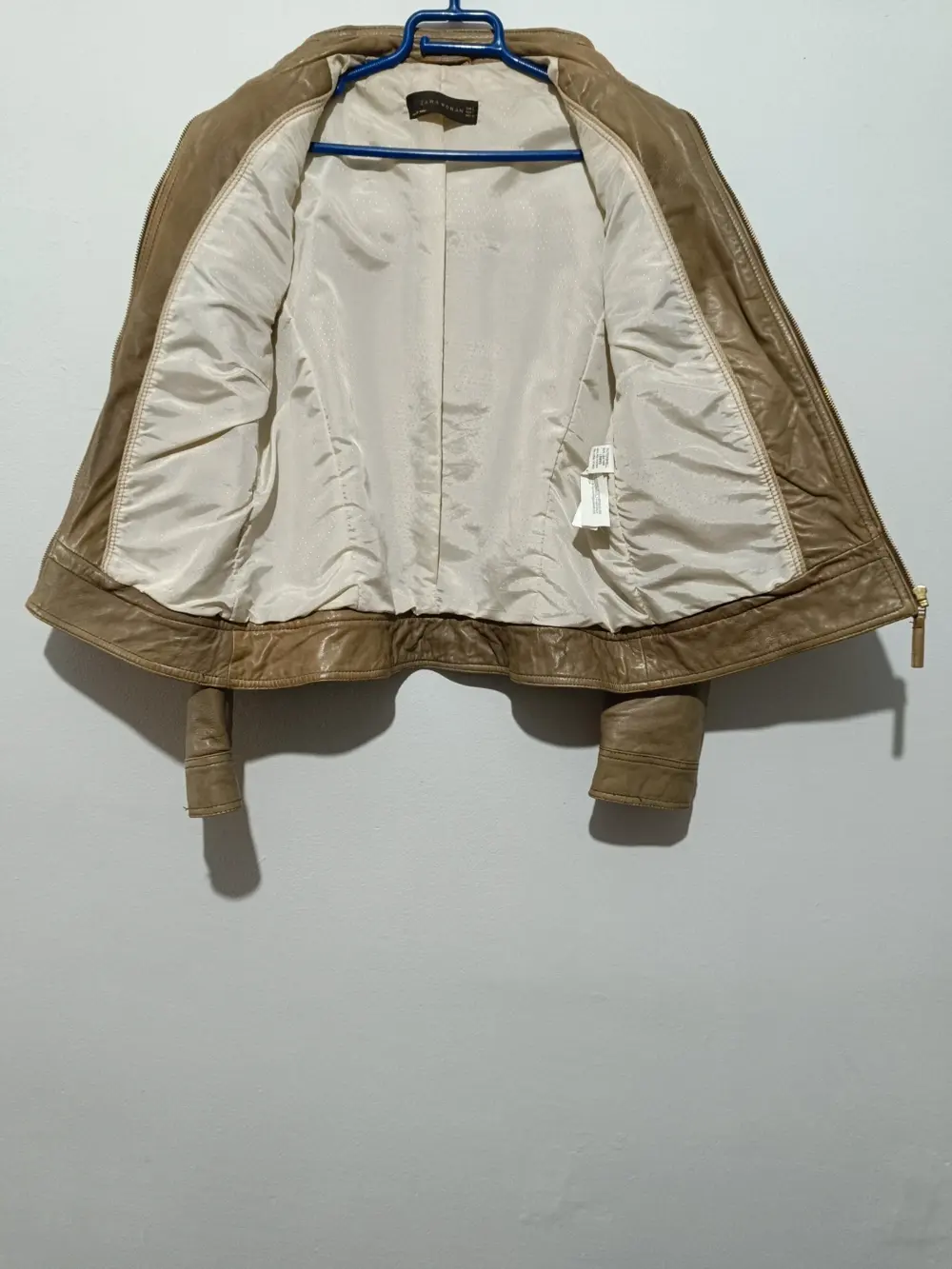 Chaqueta Zara woman cuero vintage talla L, foto 4