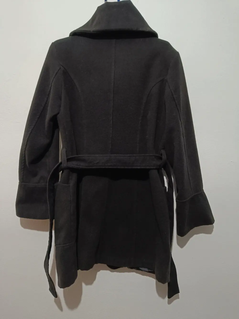 Abrigo negro Made In Italy talla única sirve para S ver medidas, foto 3