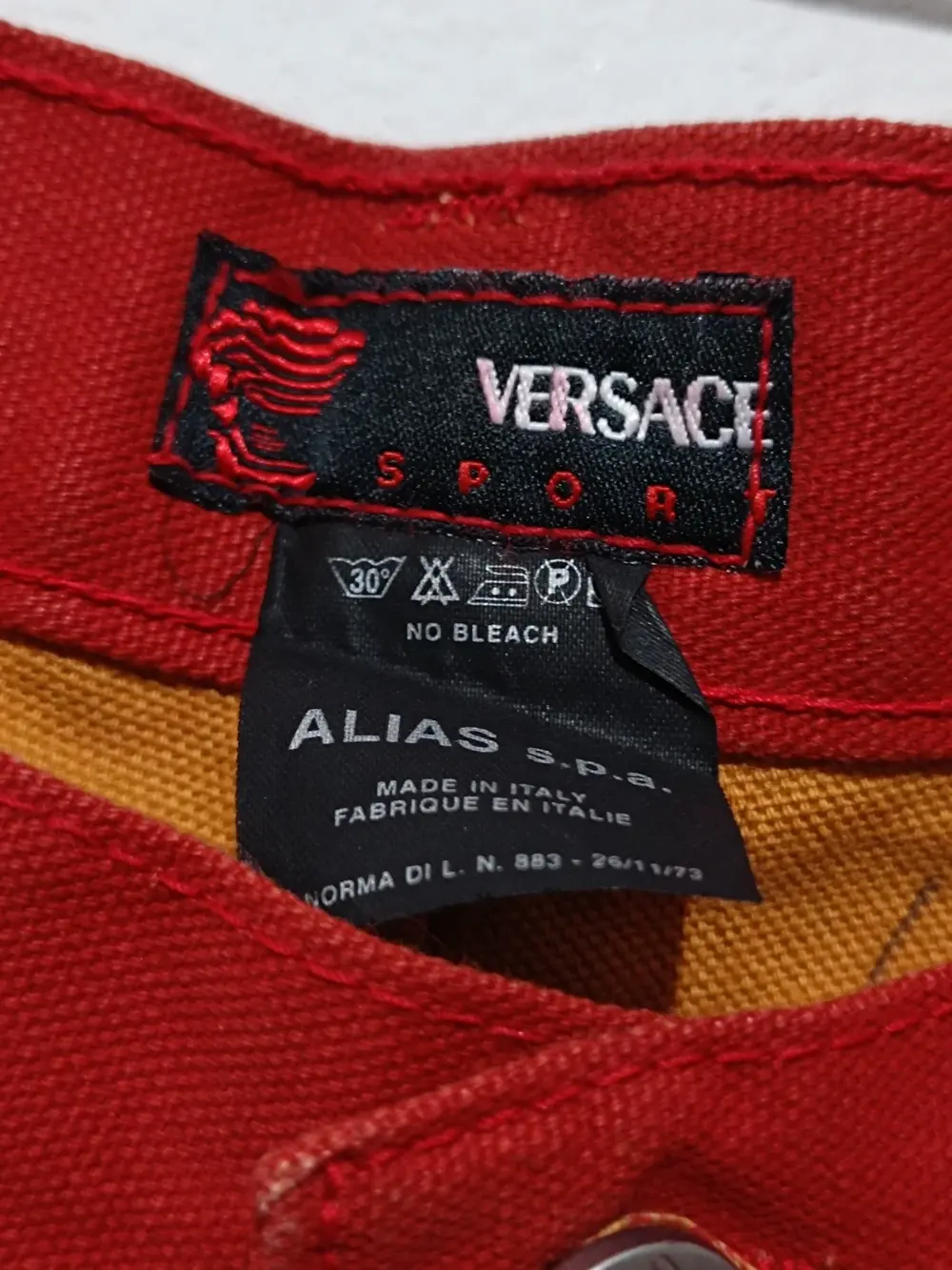 Pantalon Vaquero Versace sport talla M, foto 5