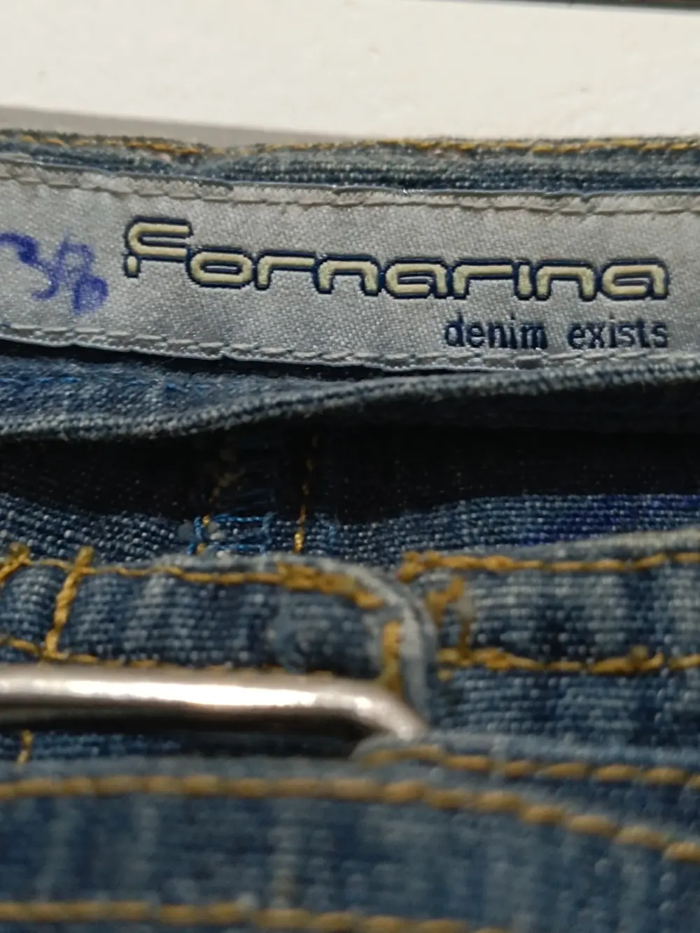 Pantalon vintage vaquero acampandos estilo Hippie Fornarina talla M, foto 3