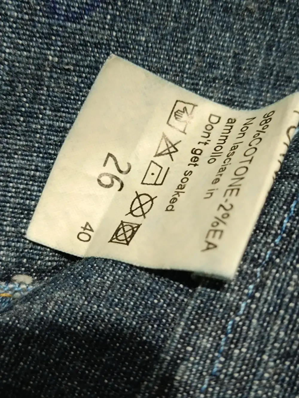 Pantalon vintage vaquero acampandos estilo Hippie Fornarina talla M, foto 5