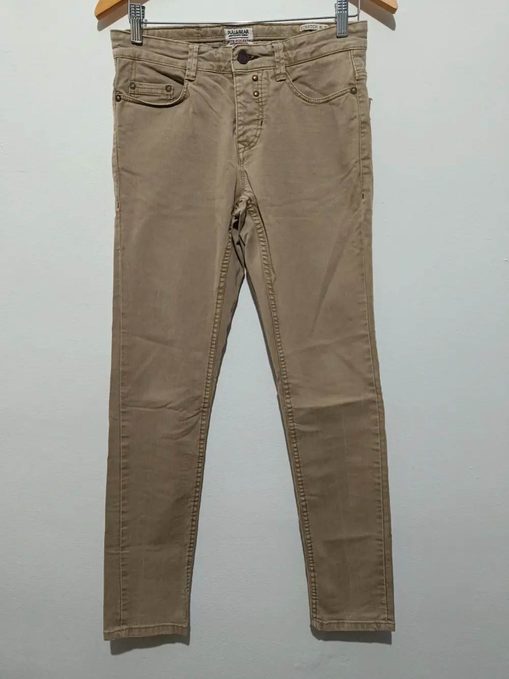 Pantalon vaquero Pull & Bear Stretch Slim talla S ver medidas
