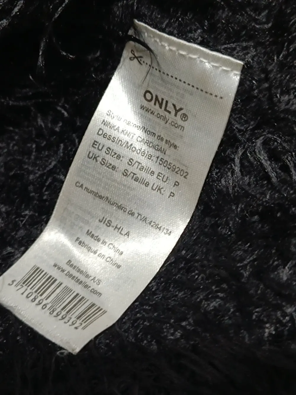 Cardigan vintage Only Ninka Knit 20% lana talla S, foto 5