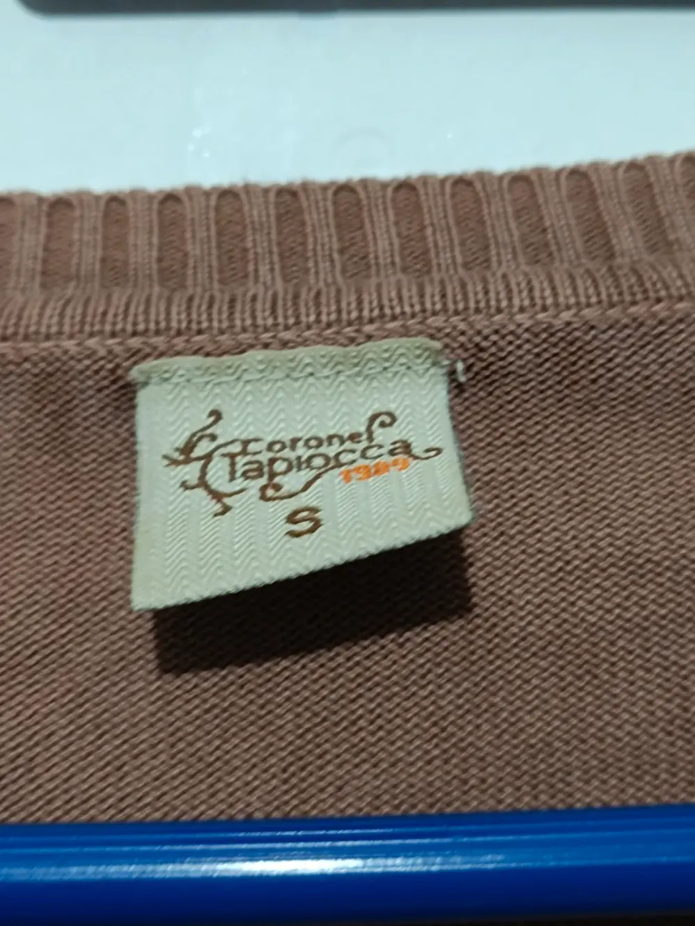 Jersey cuello de pico Coronel Tapioca talla S, foto 2