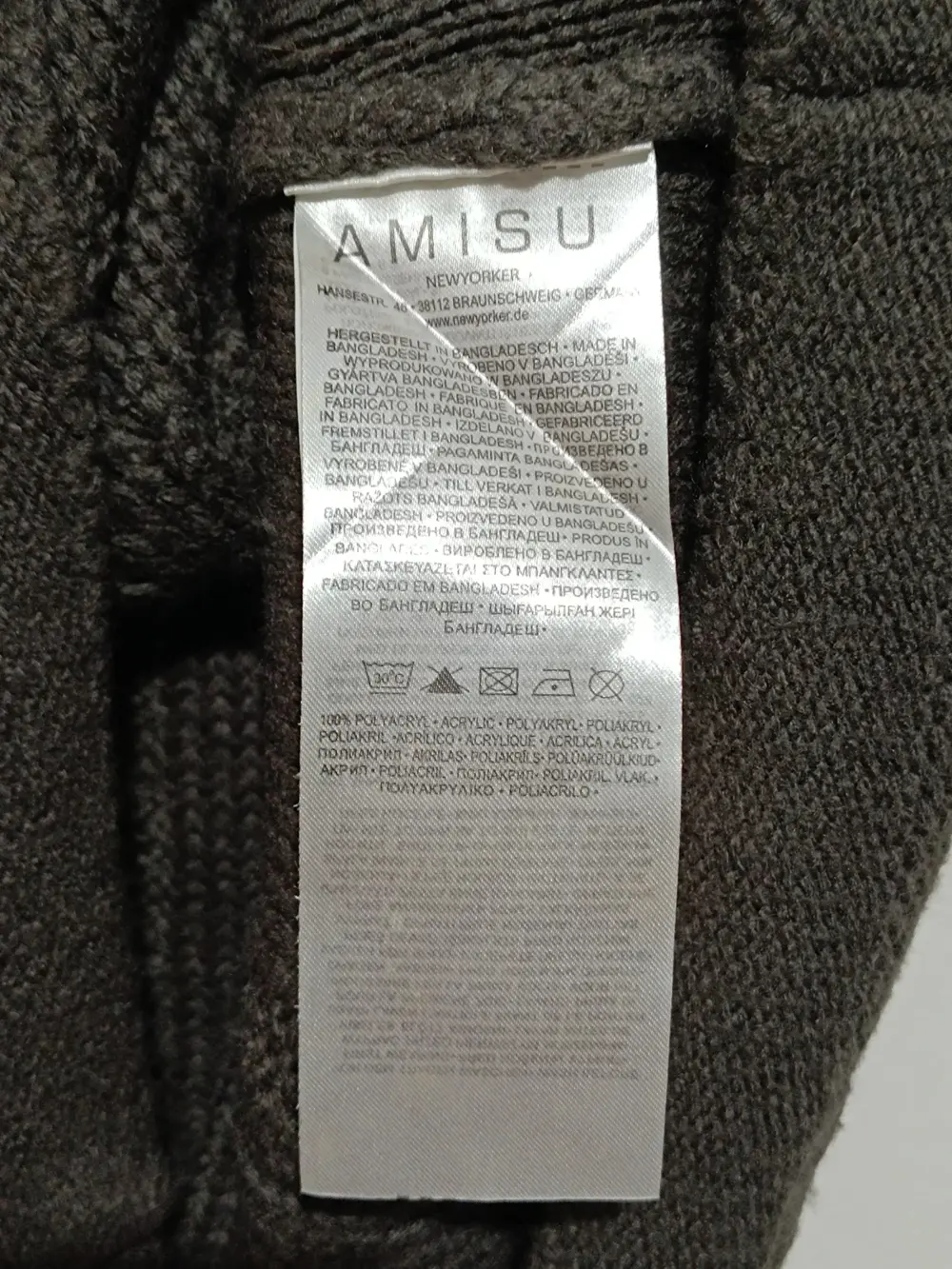 Jersey suéter de punto Amisu talla XL, foto 3