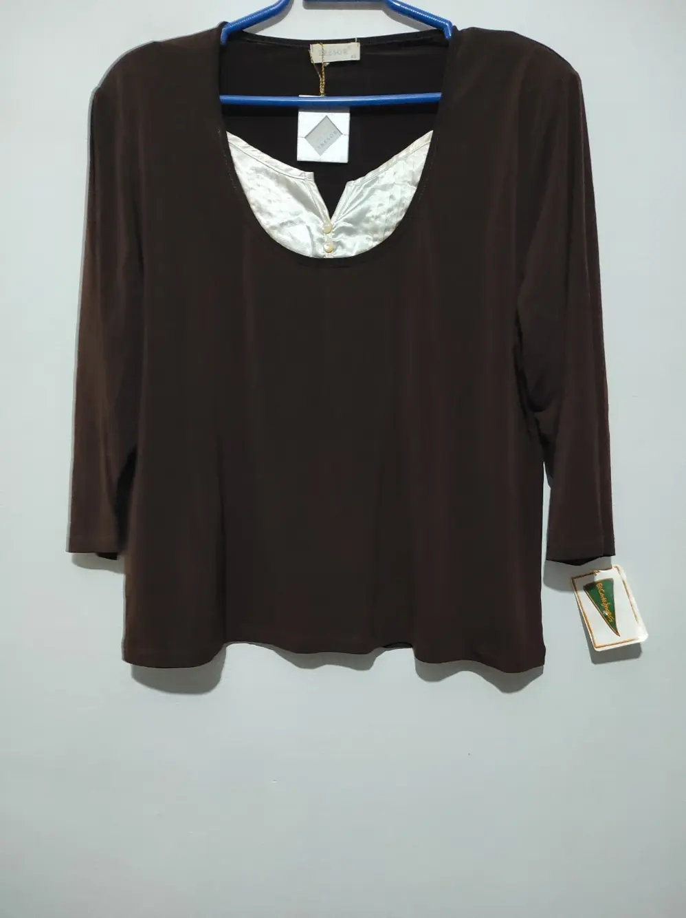 Blusa vintage Tresor talla 48 sirve para M/L ver medidas