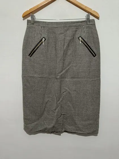 Falda vintage de lana Miguel Gil talla L ver medidas