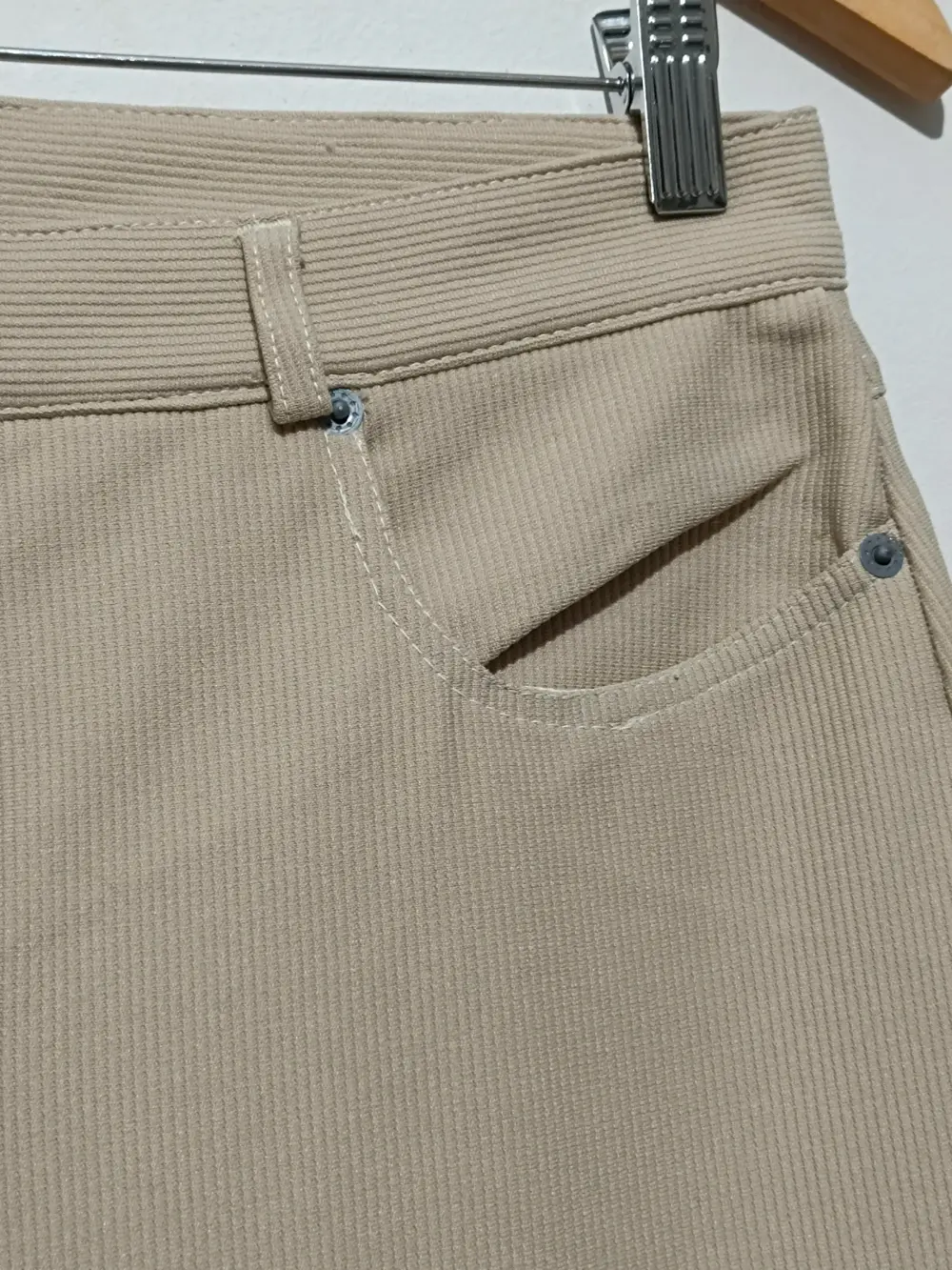 Pantalon beige mujer Prophil talla M ver medidas, foto 3