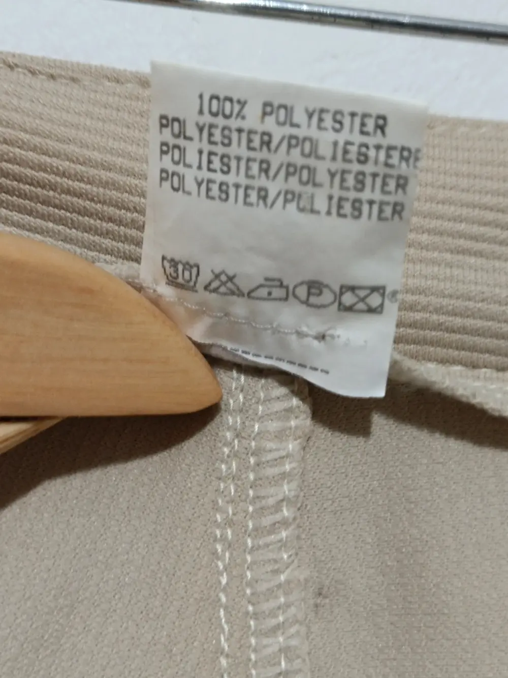 Pantalon beige mujer Prophil talla M ver medidas, foto 5