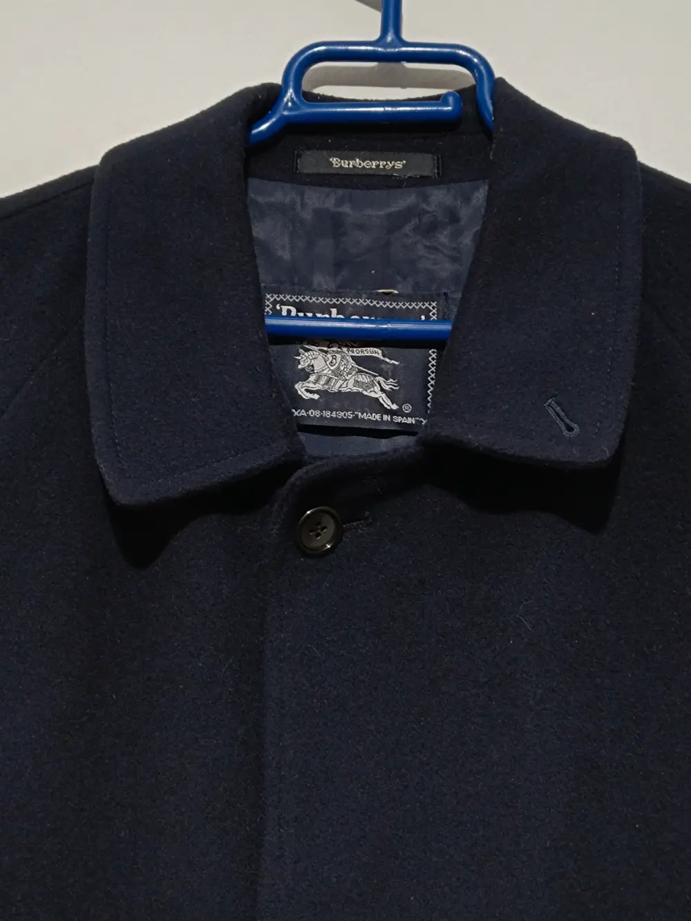 Abrigo 100% lana hombre Burberry talla 46 equivale a una M ver medidas, foto 2