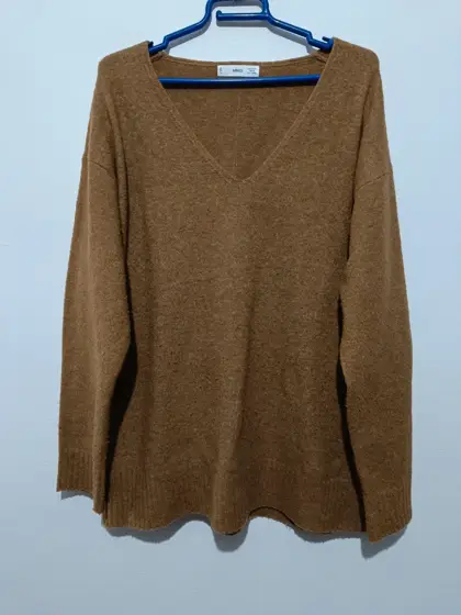Jersey cuello de pico mujer Mango talla M