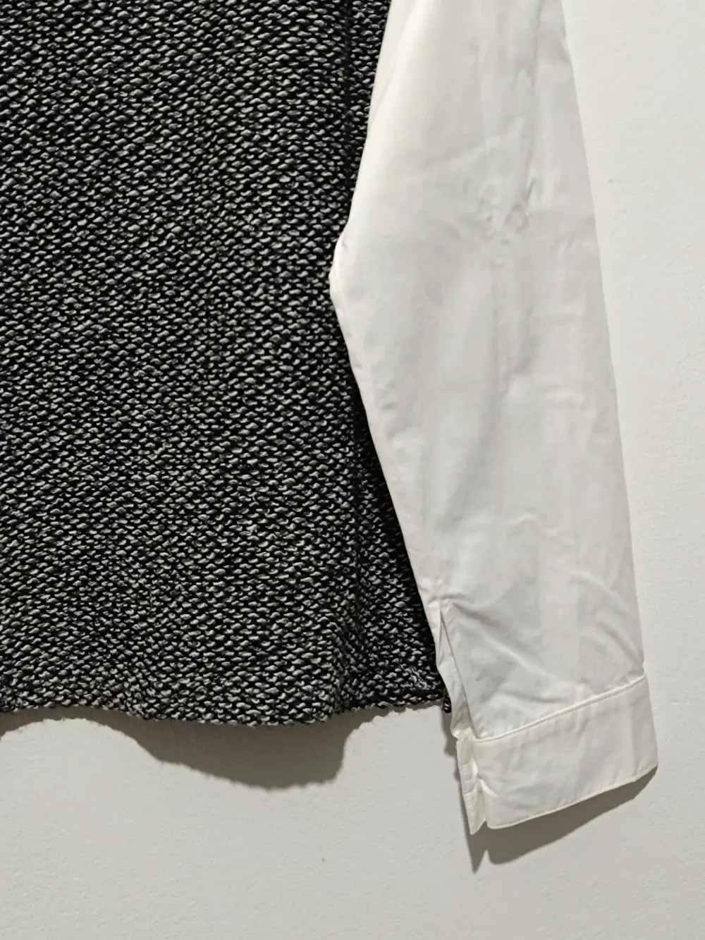 Jersey con mangas de camisa Pure collection talla 3 sirve para L ver medidas, foto 2