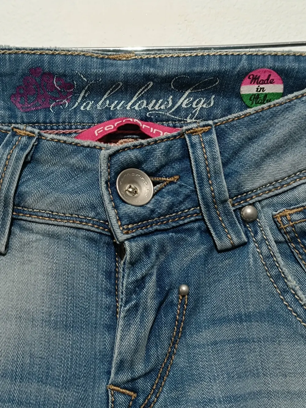 Pantalon vaquero pitillo Fornarina talla M ver medidas, foto 2