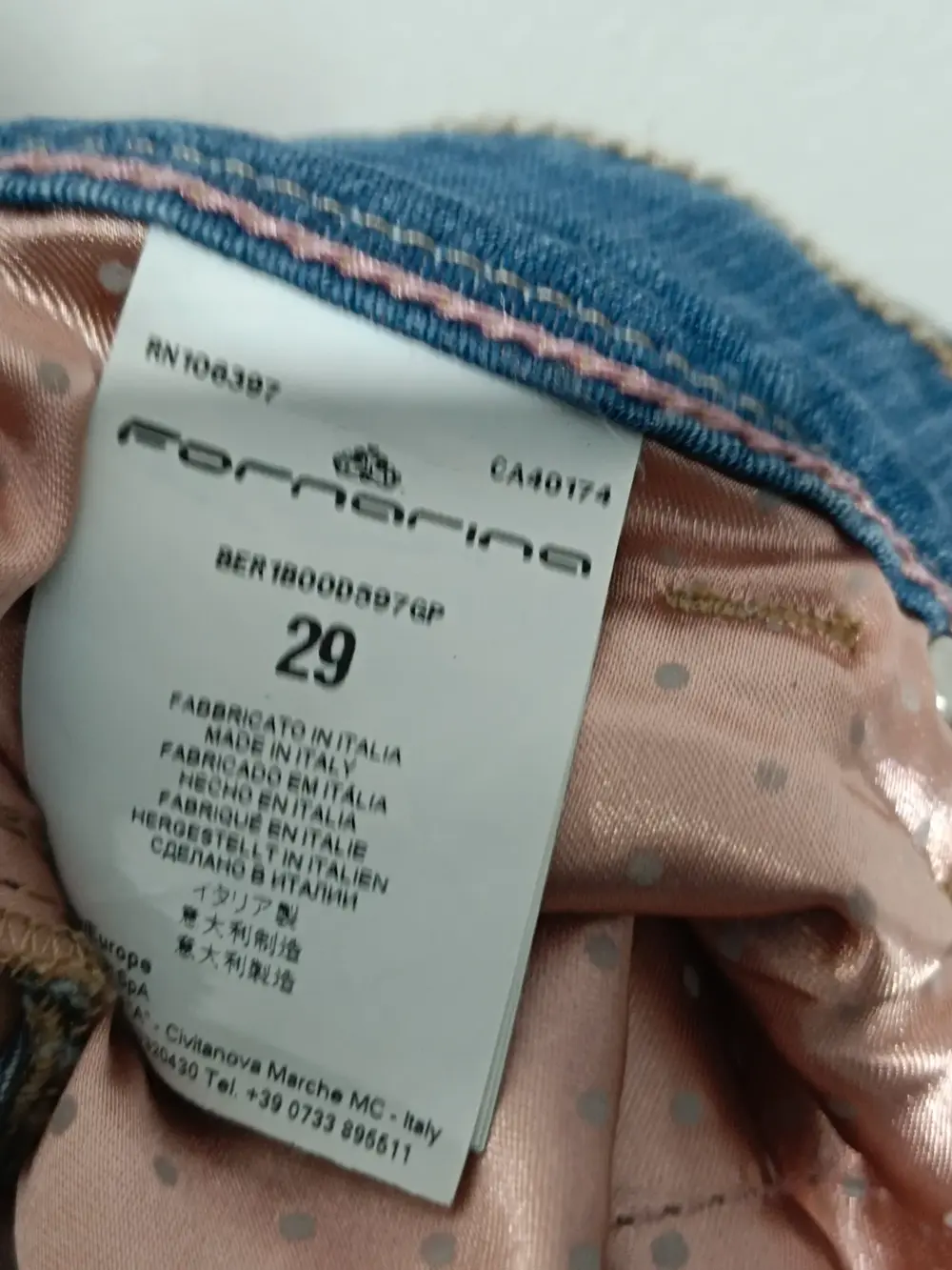 Pantalon vaquero pitillo Fornarina talla M ver medidas, foto 4