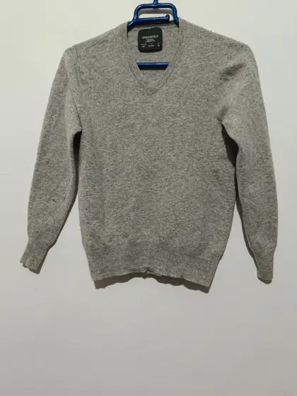 Jersey de lana cuello de pico Springfield talla XS ver medidas