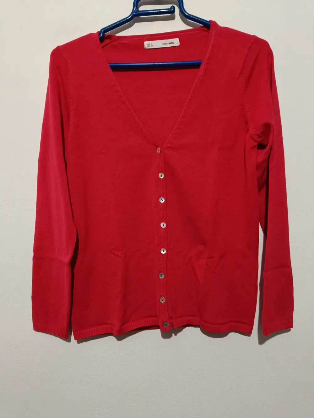 Jersey fino cardigan Sfera talla M