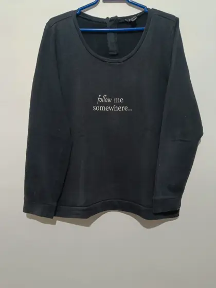Sudadera mujer Follow me Somewhere.. Esmara talla L