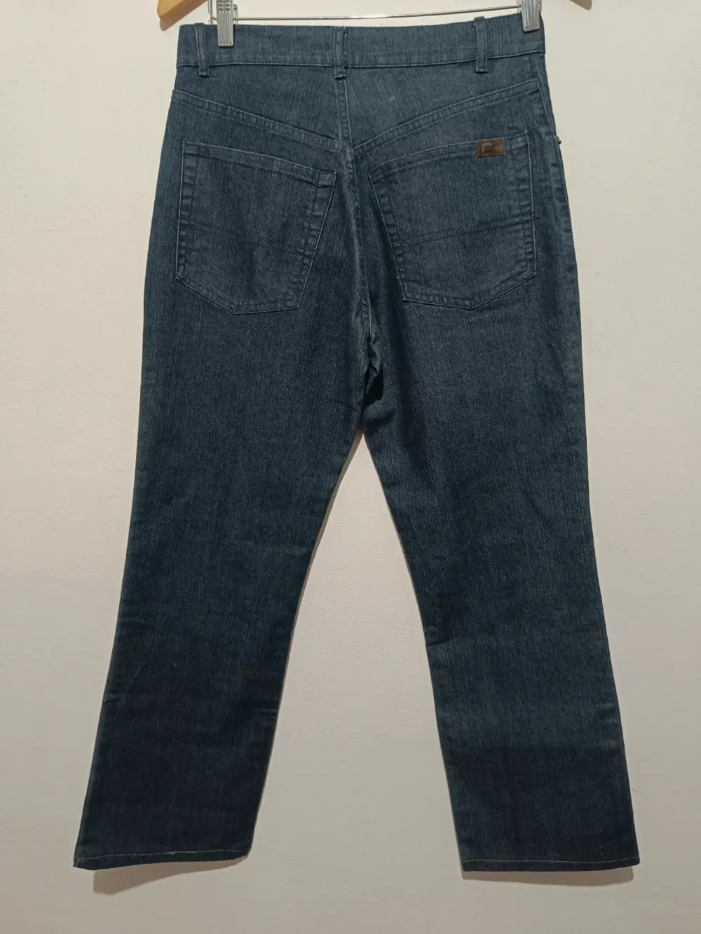 Pantalon vaquero ancho vintage tienda local talla M, foto 5