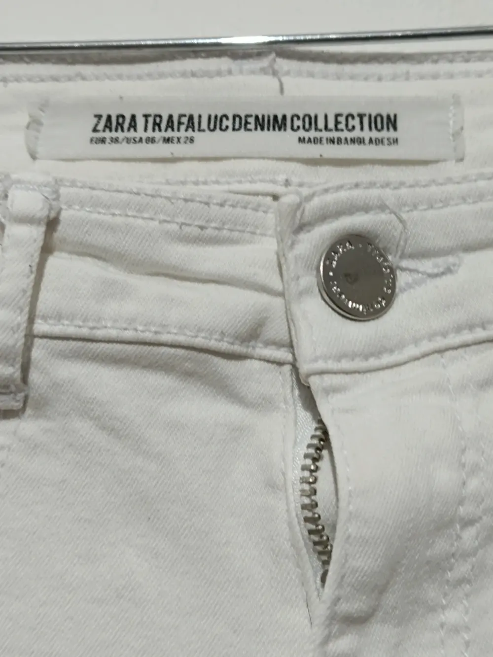 Pantalon vaquero pitillo Zara trafaluc talla XS ver medidas, foto 2