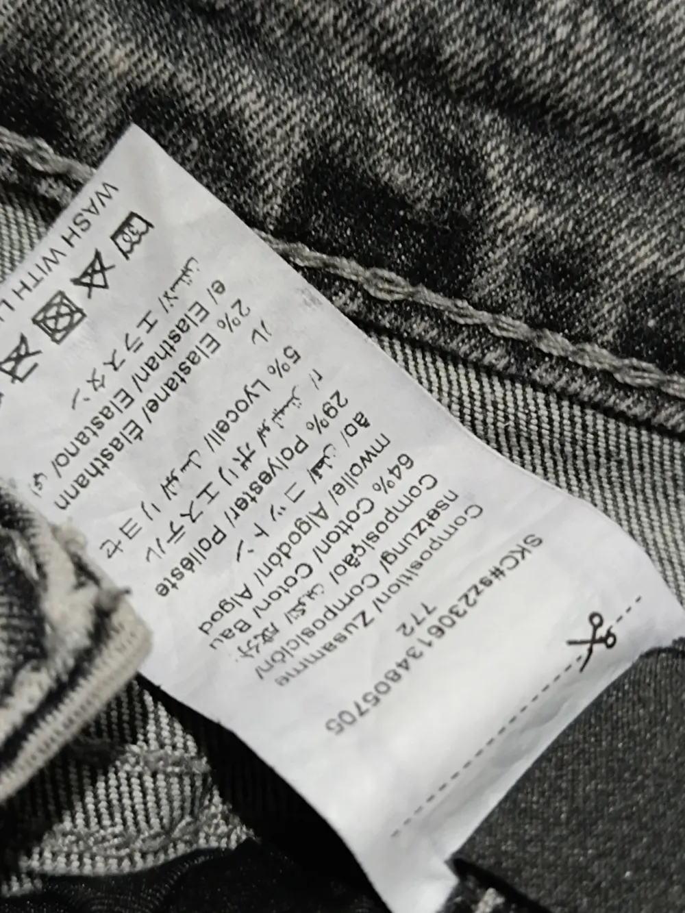 Pantalon vaquero roto pitillo Shein talla 36 S ver medidas, foto 4