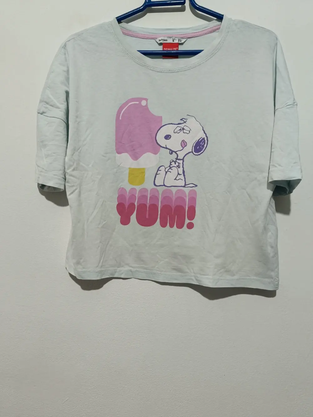 Camiseta manga corta Penauts Lefties talla S