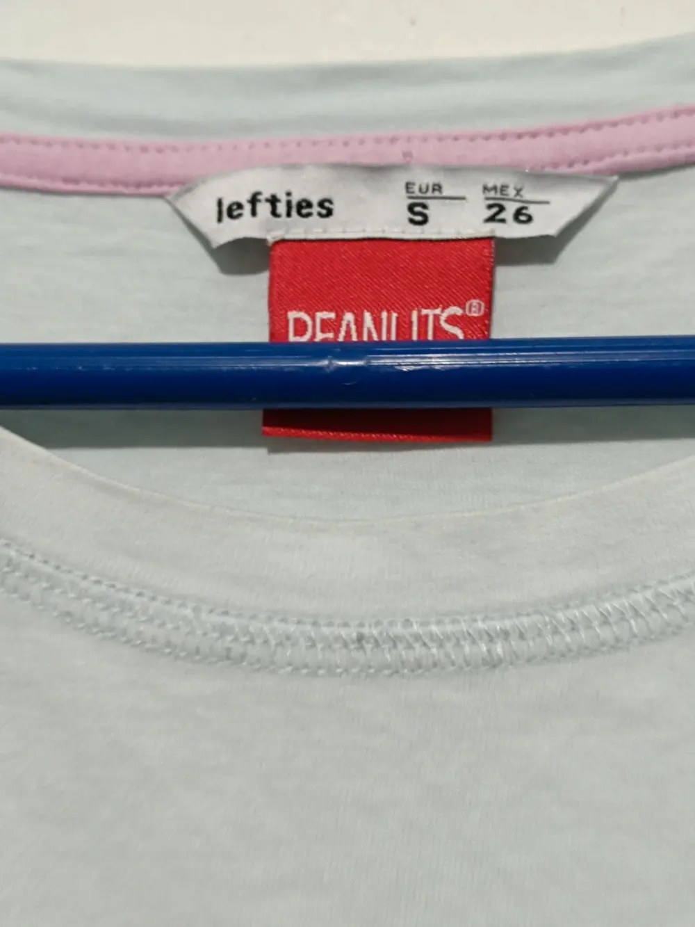 Camiseta manga corta Penauts Lefties talla S, foto 2