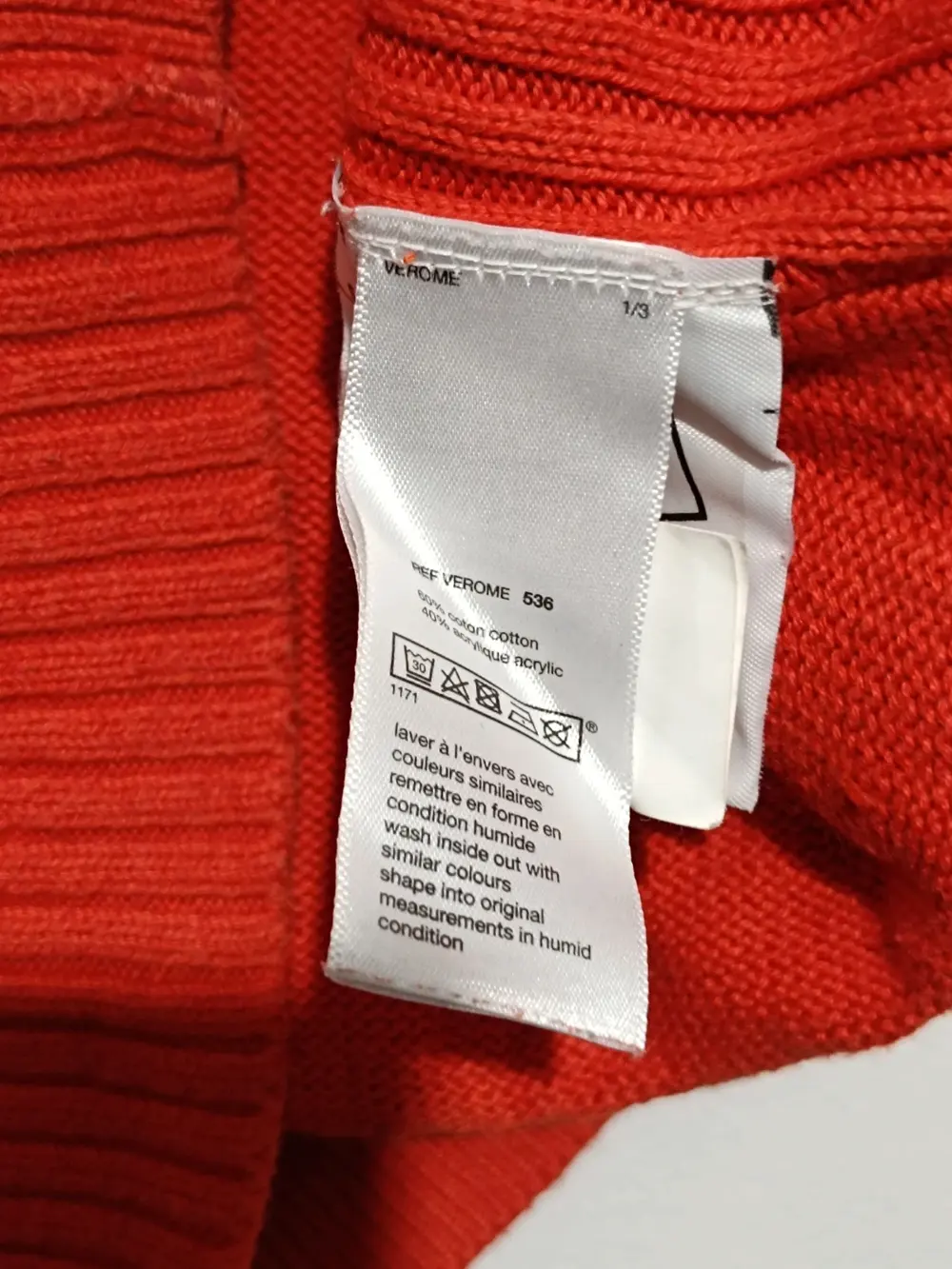 Jersey cuello alto con cierre automaticos Celio talla S, foto 5
