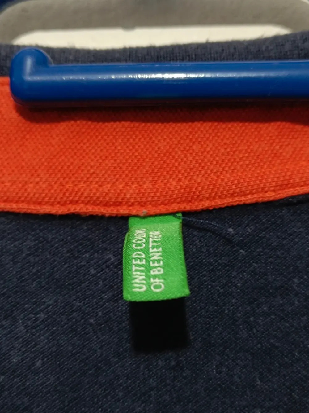 Polo manga corta a topos United colors of Benetton talla L, foto 3