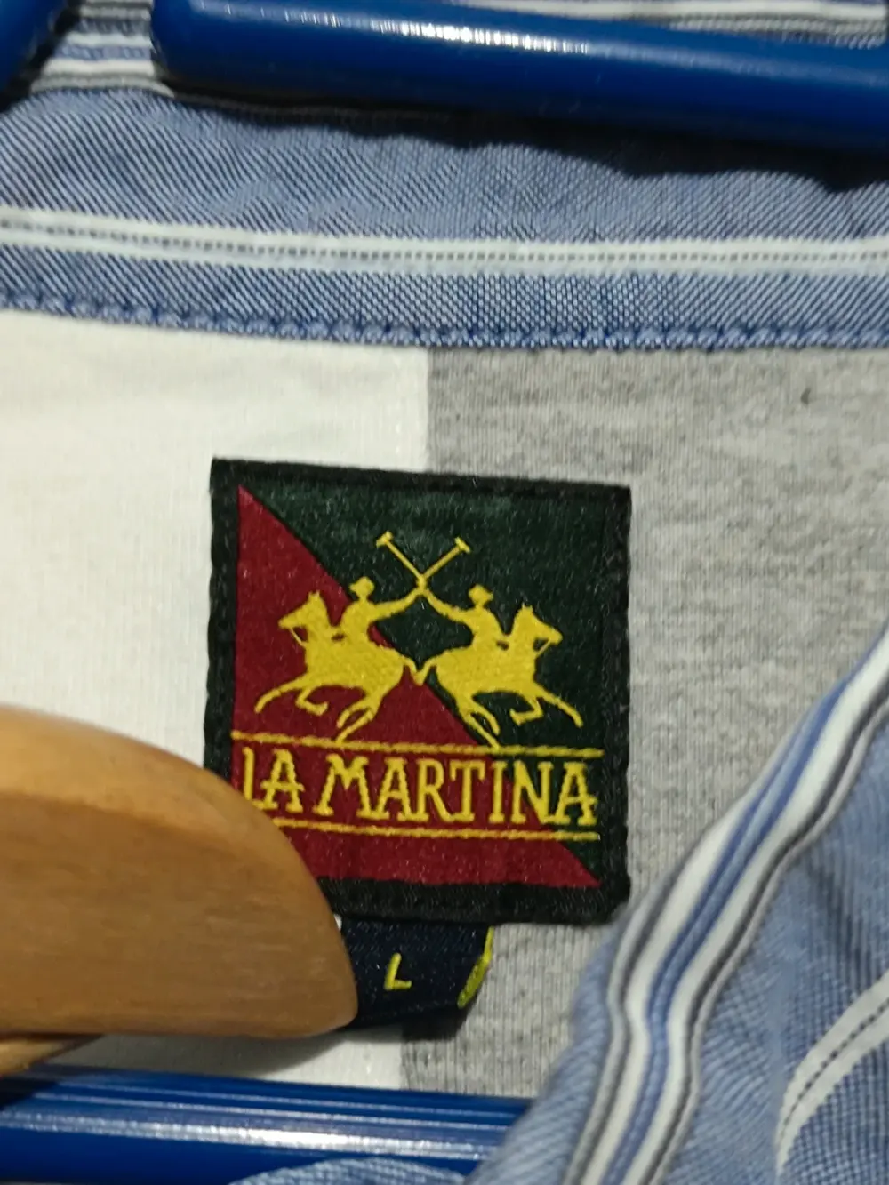 Polo manga larga La Martina talla L ver medidas, foto 4