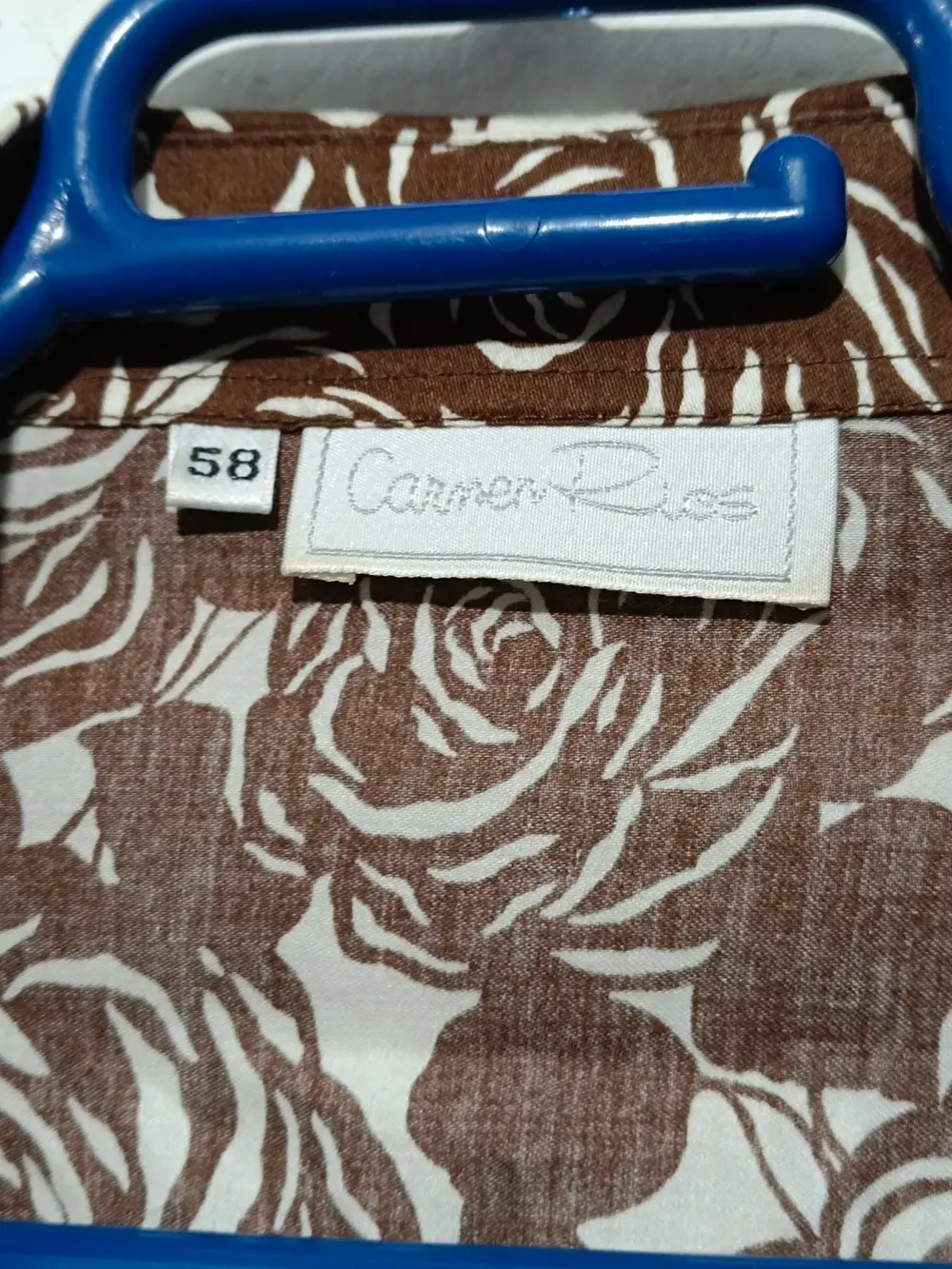 Camisa manga 3/4 Carmen Rios talla 58 ver medidas, foto 4