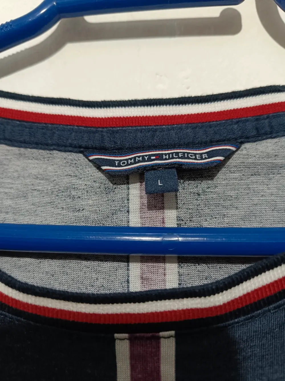Camiseta a rayas manga 3/4 Tommy Hilfiger talla L, foto 5