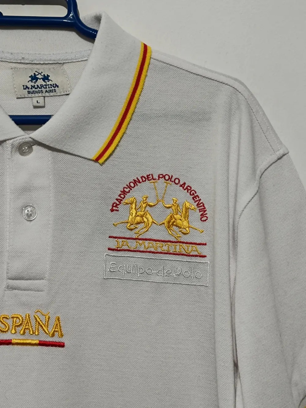 Polo manga corta La Martina España Polo Team talla L, foto 3