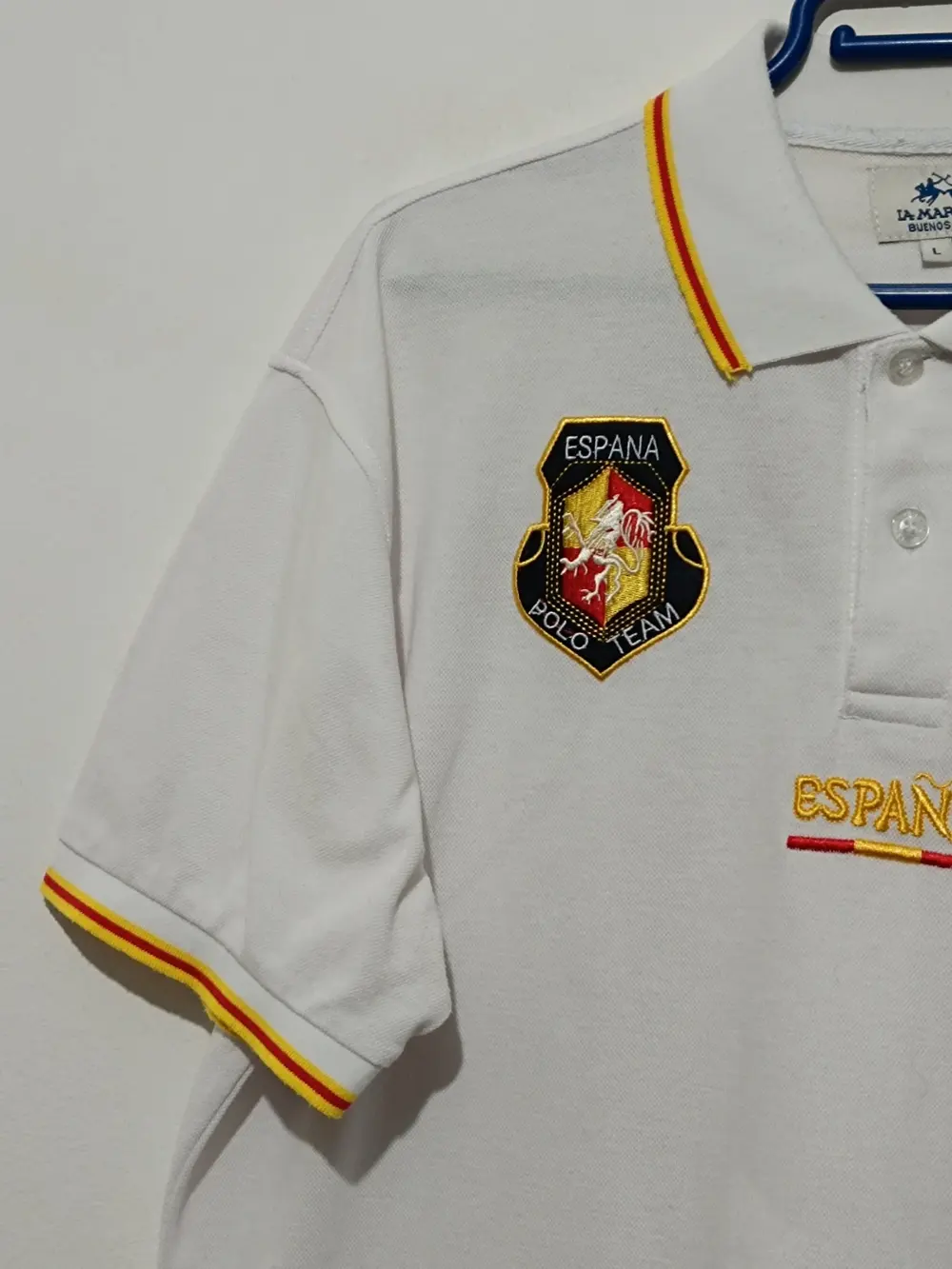 Polo manga corta La Martina España Polo Team talla L, foto 4