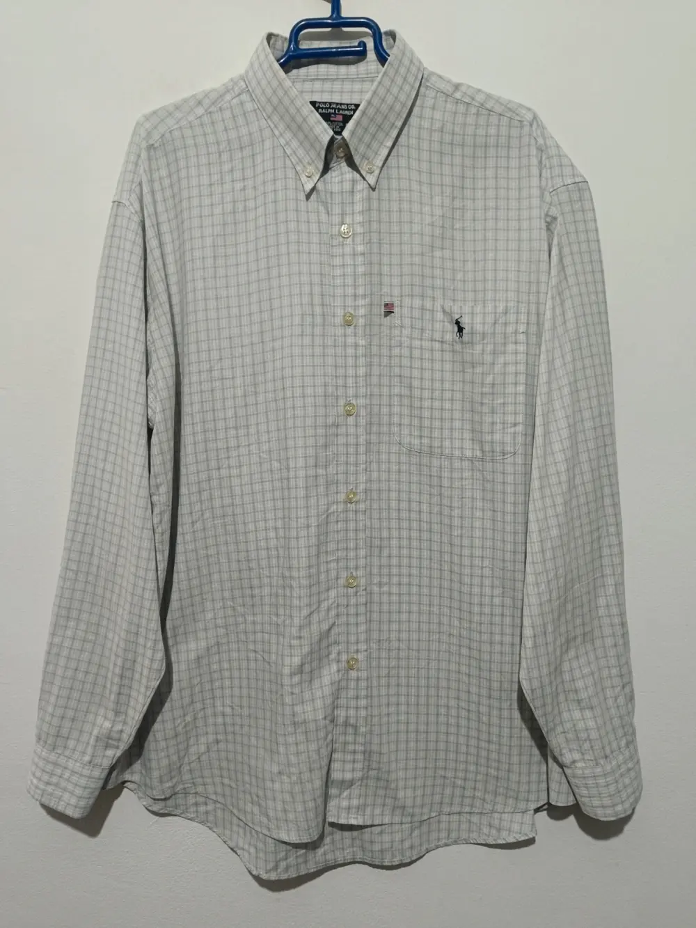 Camisa a cuadros Polo jeans Ralph Lauren talla XXL ver medidas