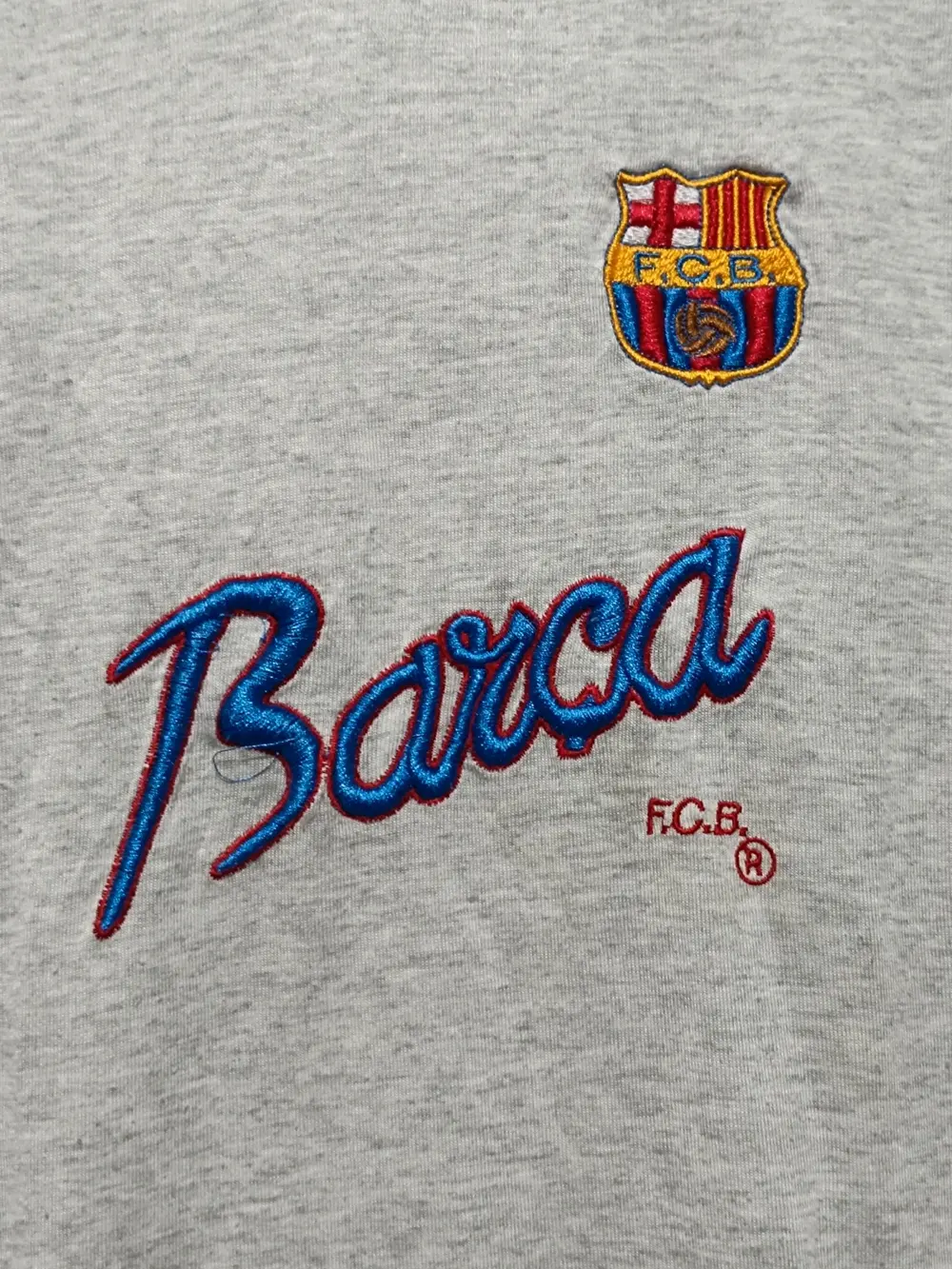 Camiseta vintage FC Barcelona talla L Gabma licencia oficial FC Barcelona, foto 3