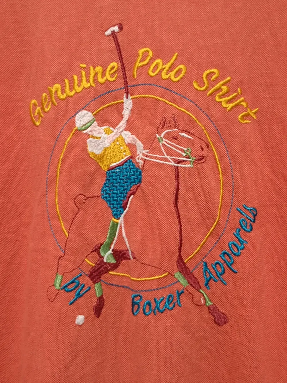 Polo vintage Boxer apparels talla L sirve para XL ver medidas, foto 2