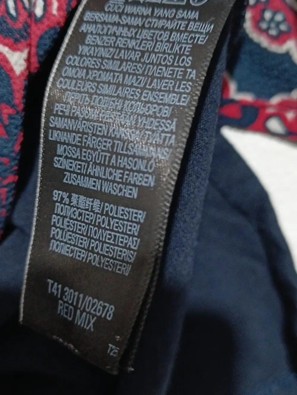 Camiseta blusa combinada manga larga M&S mode classic talla 44, foto 5