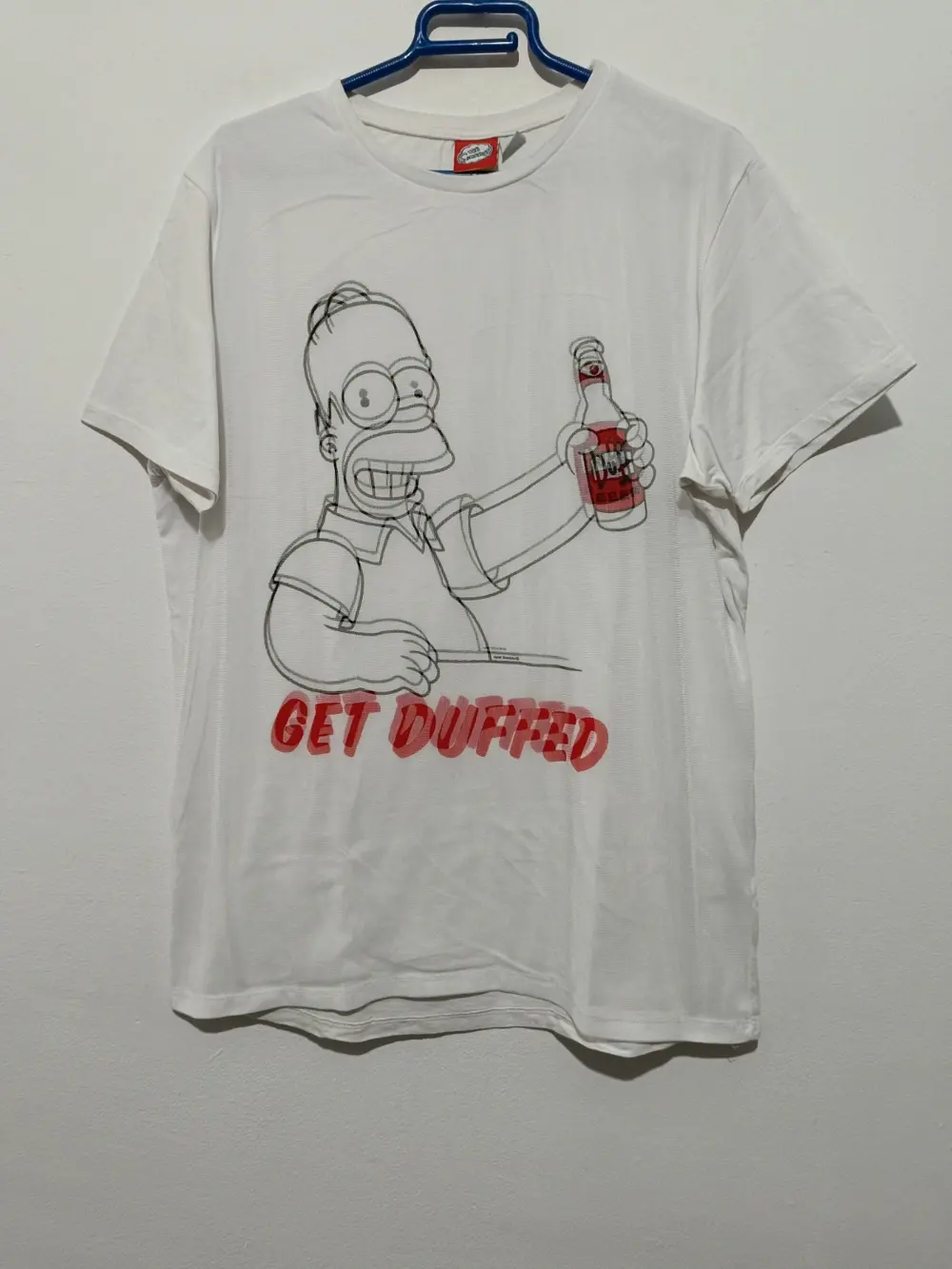 Camiseta manga corta The Simpsons Get Duffed talla L ver medidas