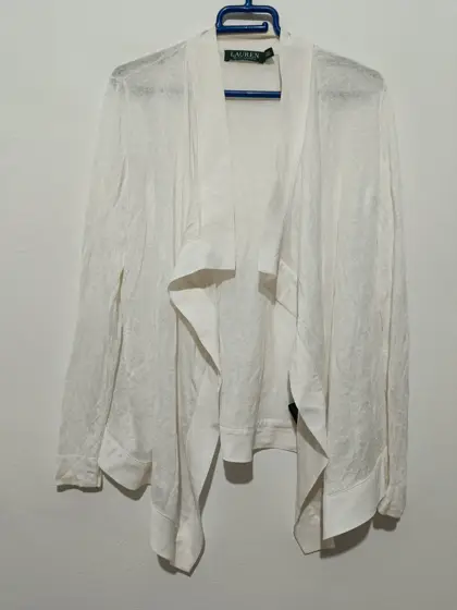 Jersey Cardigan de lino Ralph Lauren talla S