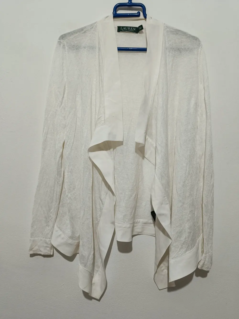 Jersey Cardigan de lino Ralph Lauren talla S