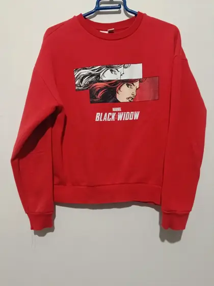 Jersey cuello redondo mujer Black Widow Marvel talla 38 M ver medidas