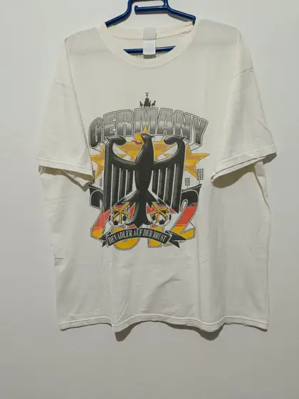 Camiseta Futbol Alemania 2012 "Águila en el Pecho" talla XL Gildan