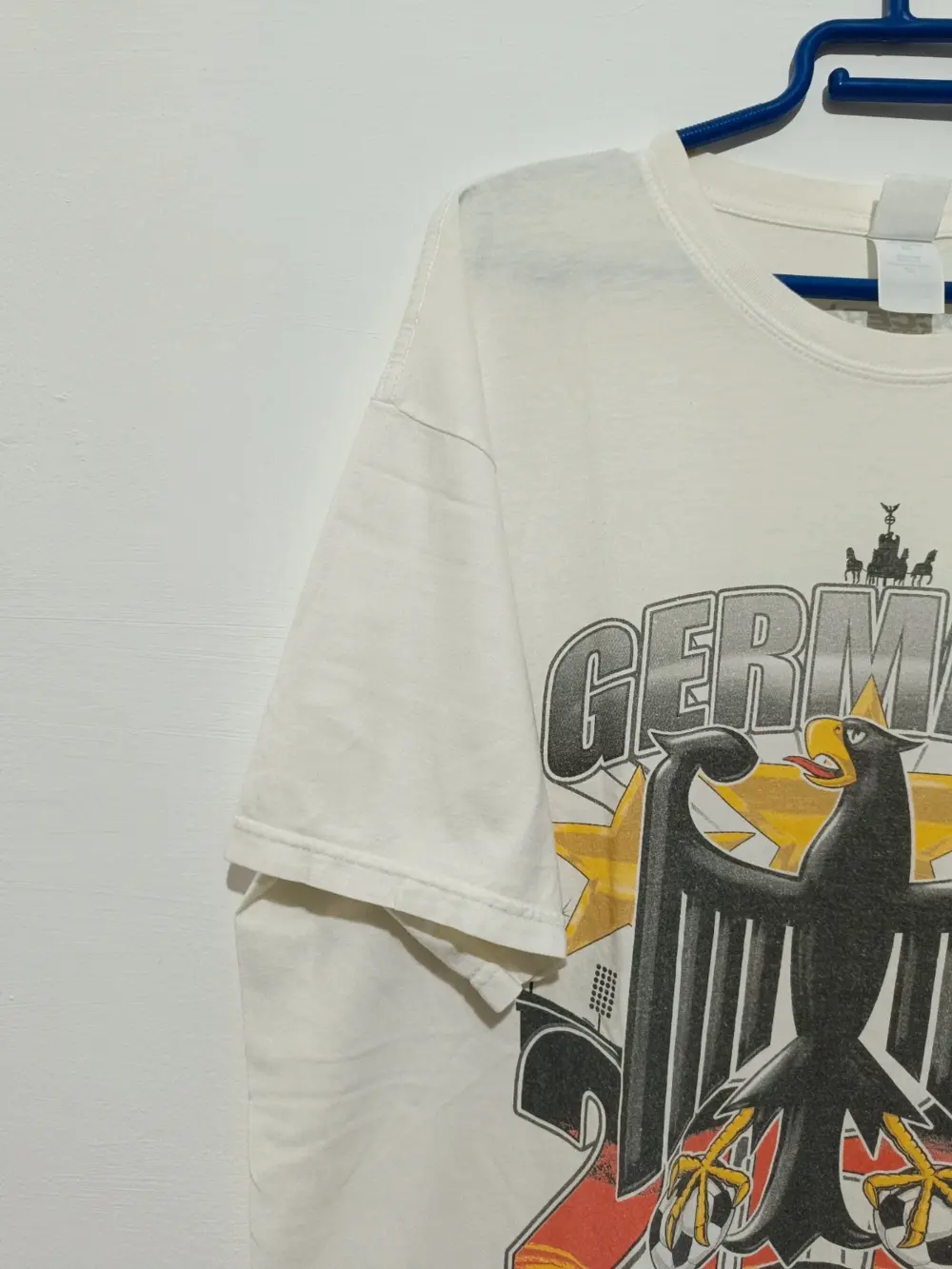Camiseta Futbol Alemania 2012 "Águila en el Pecho" talla XL Gildan, foto 3
